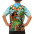 Hawaii Lei Day Kid Hawaiian Shirt Hula Girl With Tropical Forest