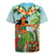 Hawaii Lei Day Rugby Jersey Hula Girl With Tropical Forest