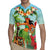 Hawaii Lei Day Rugby Jersey Hula Girl With Tropical Forest