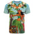 Hawaii Lei Day T Shirt Hula Girl With Tropical Forest