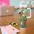 Hawaii Lei Day Tumbler With Handle Hula Girl With Tropical Forest