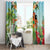 Hawaii Lei Day Window Curtain Hula Girl With Tropical Forest
