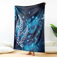 New Zealand Matariki Blanket Maori Koru Mix Silver Fern DT04 - Polynesian Pride