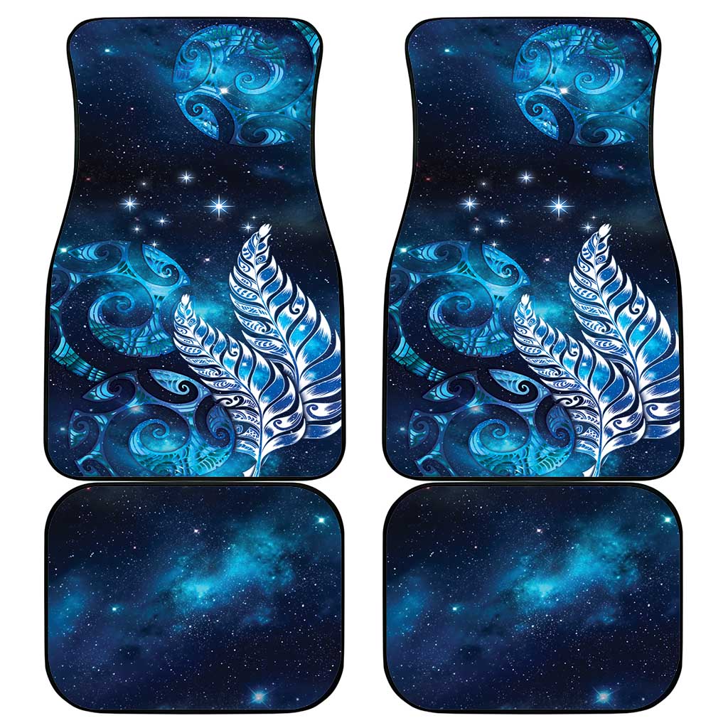 New Zealand Matariki Car Mats Maori Koru Mix Silver Fern DT04 - Polynesian Pride