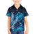 New Zealand Matariki Family Matching Off The Shoulder Long Sleeve Dress and Hawaiian Shirt Maori Koru Mix Silver Fern