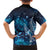 New Zealand Matariki Family Matching Short Sleeve Bodycon Dress and Hawaiian Shirt Maori Koru Mix Silver Fern