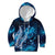 New Zealand Matariki Kid Hoodie Maori Koru Mix Silver Fern