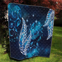 New Zealand Matariki Quilt Maori Koru Mix Silver Fern