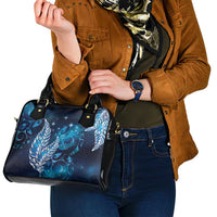 New Zealand Matariki Shoulder Handbag Maori Koru Mix Silver Fern DT04 - Polynesian Pride