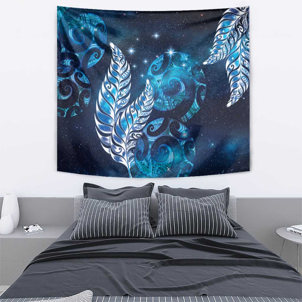 New Zealand Matariki Tapestry Maori Koru Mix Silver Fern