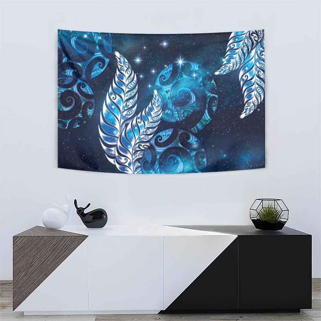 New Zealand Matariki Tapestry Maori Koru Mix Silver Fern