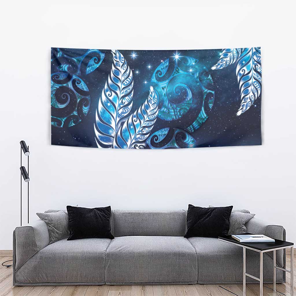 New Zealand Matariki Tapestry Maori Koru Mix Silver Fern