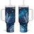 New Zealand Matariki Tumbler With Handle Maori Koru Mix Silver Fern