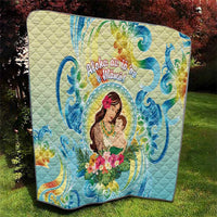 Hawaii Mother's Day Quilt I Love You Mom