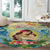 Hawaii Mother's Day Round Carpet I Love You Mom