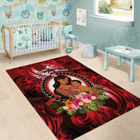 New Zealand Mother's Day Area Rug I Love You Mom