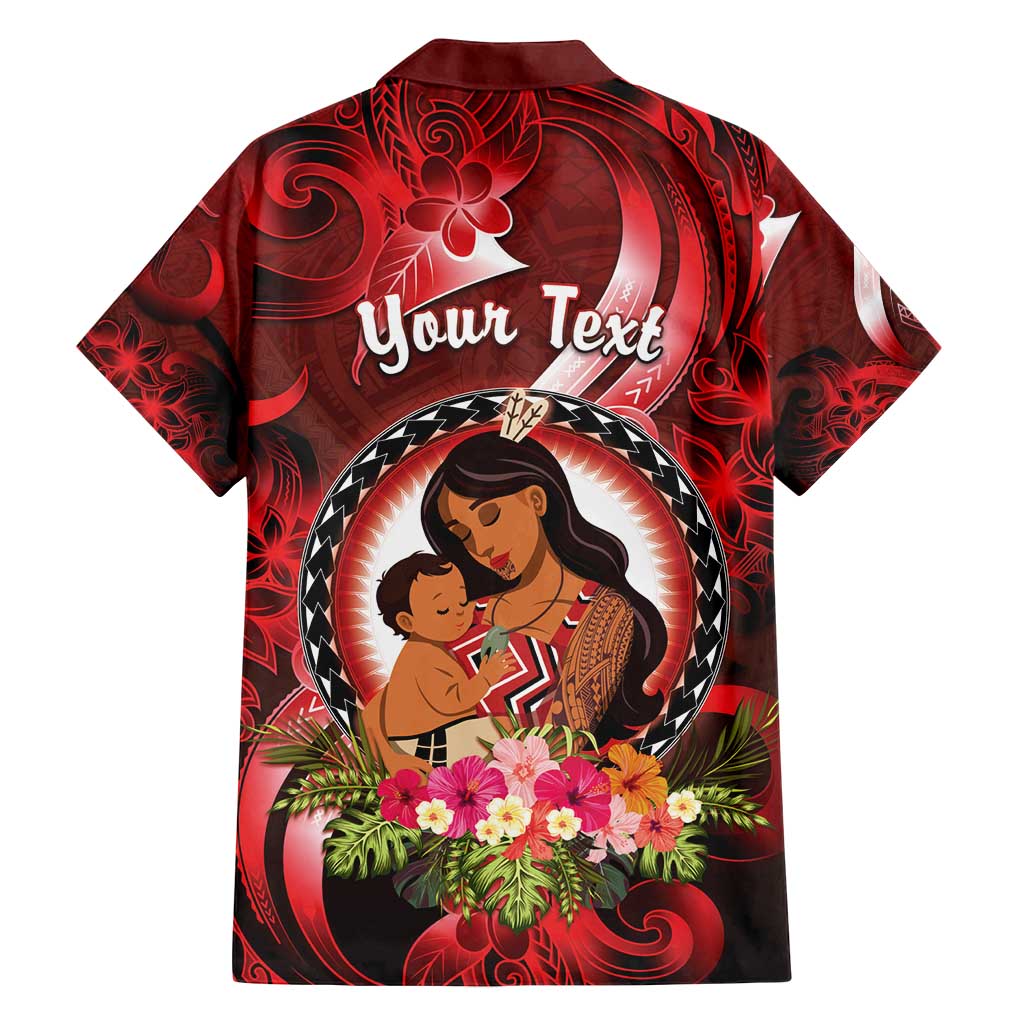 Personalised New Zealand Mother's Day Family Matching Long Sleeve Bodycon Dress and Hawaiian Shirt I Love You Mom DT04 - Polynesian Pride