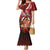 Personalised New Zealand Mother's Day Family Matching Mermaid Dress and Hawaiian Shirt I Love You Mom