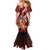 Personalised New Zealand Mother's Day Family Matching Mermaid Dress and Hawaiian Shirt I Love You Mom