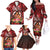 Personalised New Zealand Mother's Day Family Matching Off The Shoulder Long Sleeve Dress and Hawaiian Shirt I Love You Mom