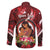 Personalised New Zealand Mother's Day Family Matching Off The Shoulder Long Sleeve Dress and Hawaiian Shirt I Love You Mom