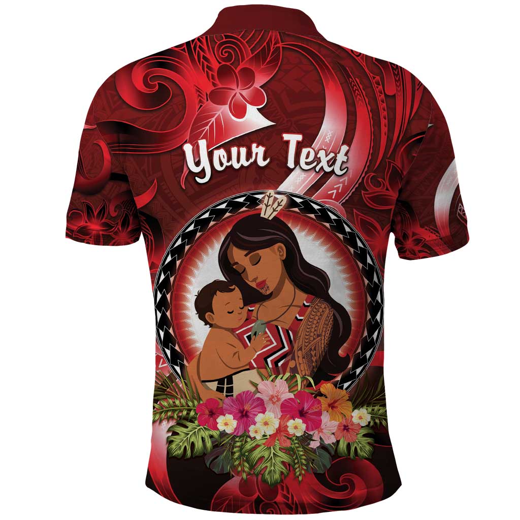 Personalised New Zealand Mother's Day Polo Shirt I Love You Mom