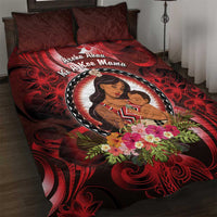 New Zealand Mother's Day Quilt Bed Set I Love You Mom