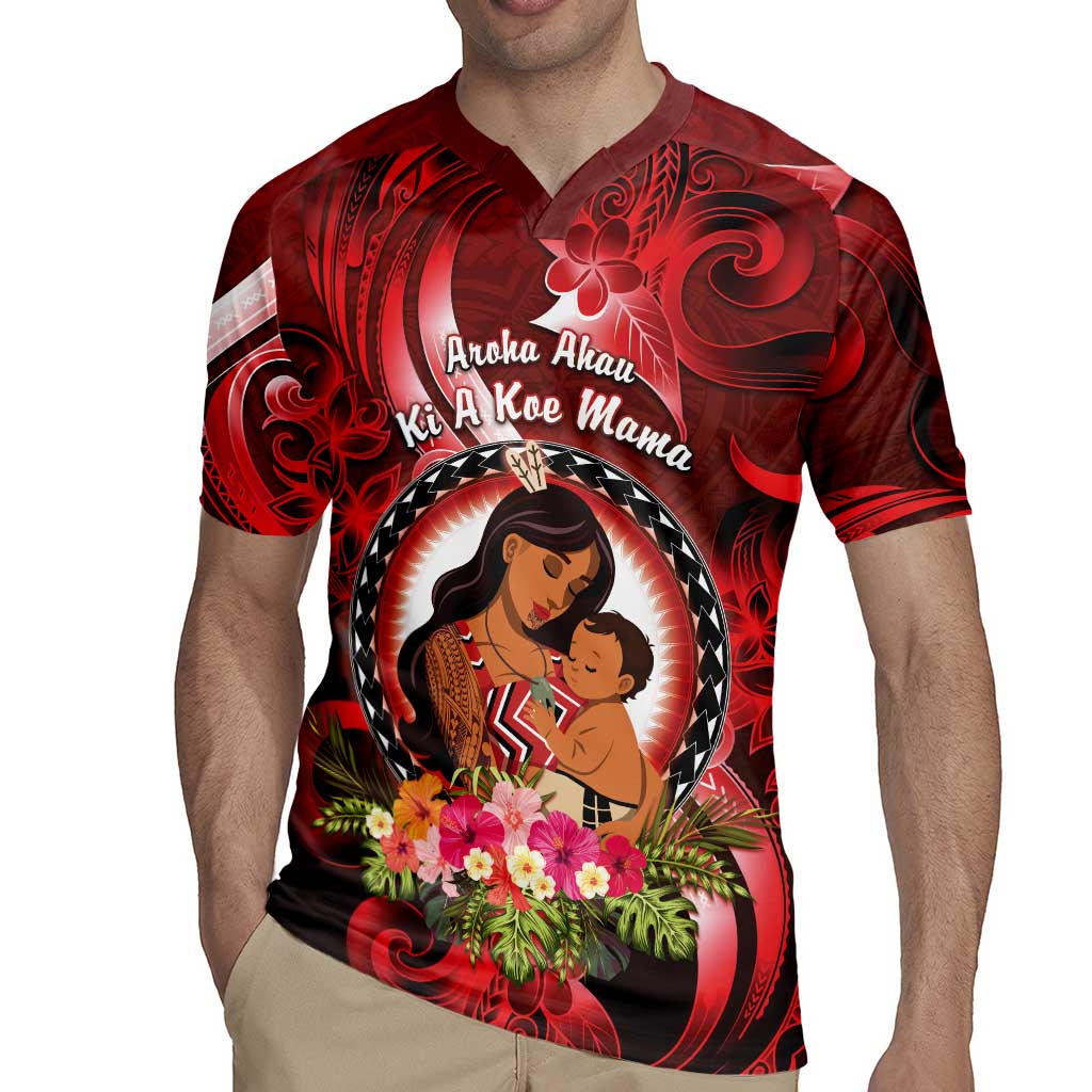 Personalised New Zealand Mother's Day Rugby Jersey I Love You Mom