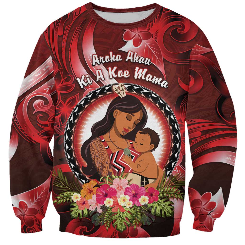 Personalised New Zealand Mother's Day Sweatshirt I Love You Mom