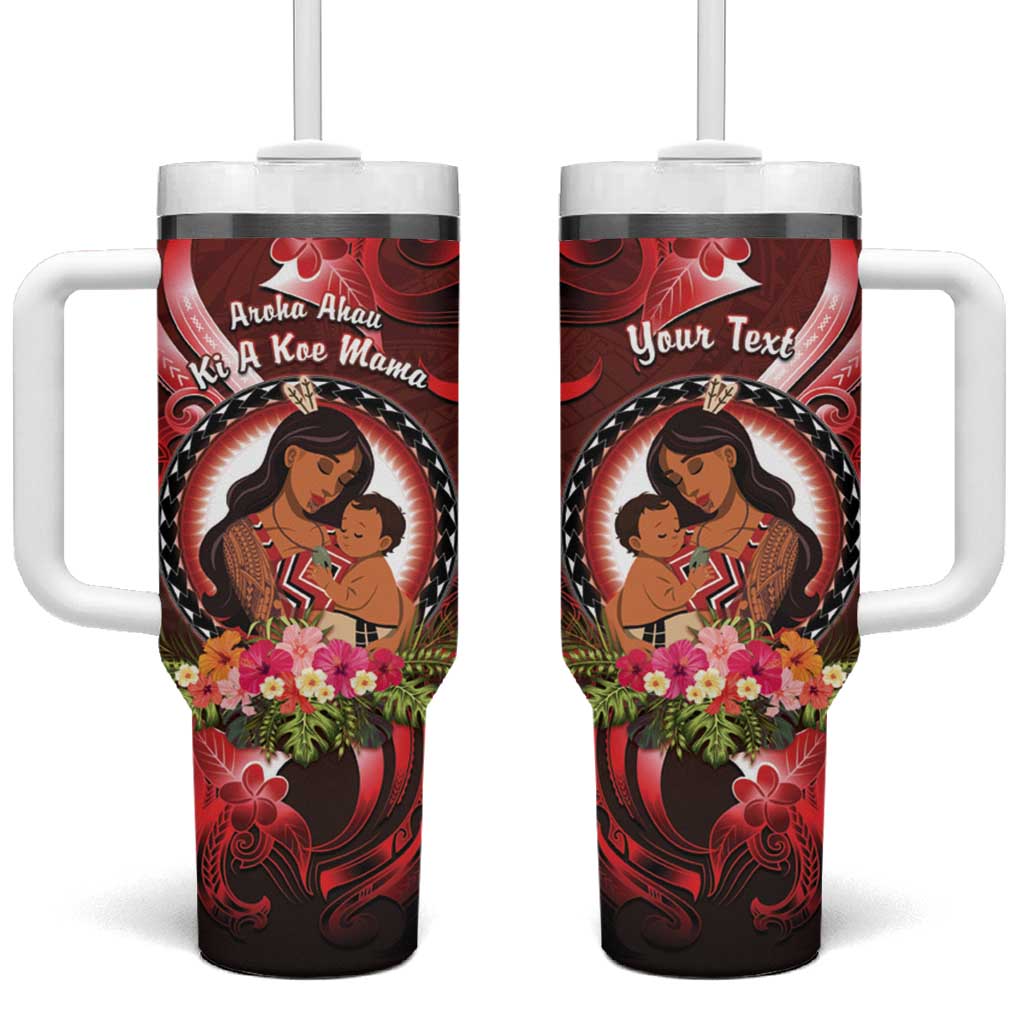 Personalised New Zealand Mother's Day Tumbler With Handle I Love You Mom