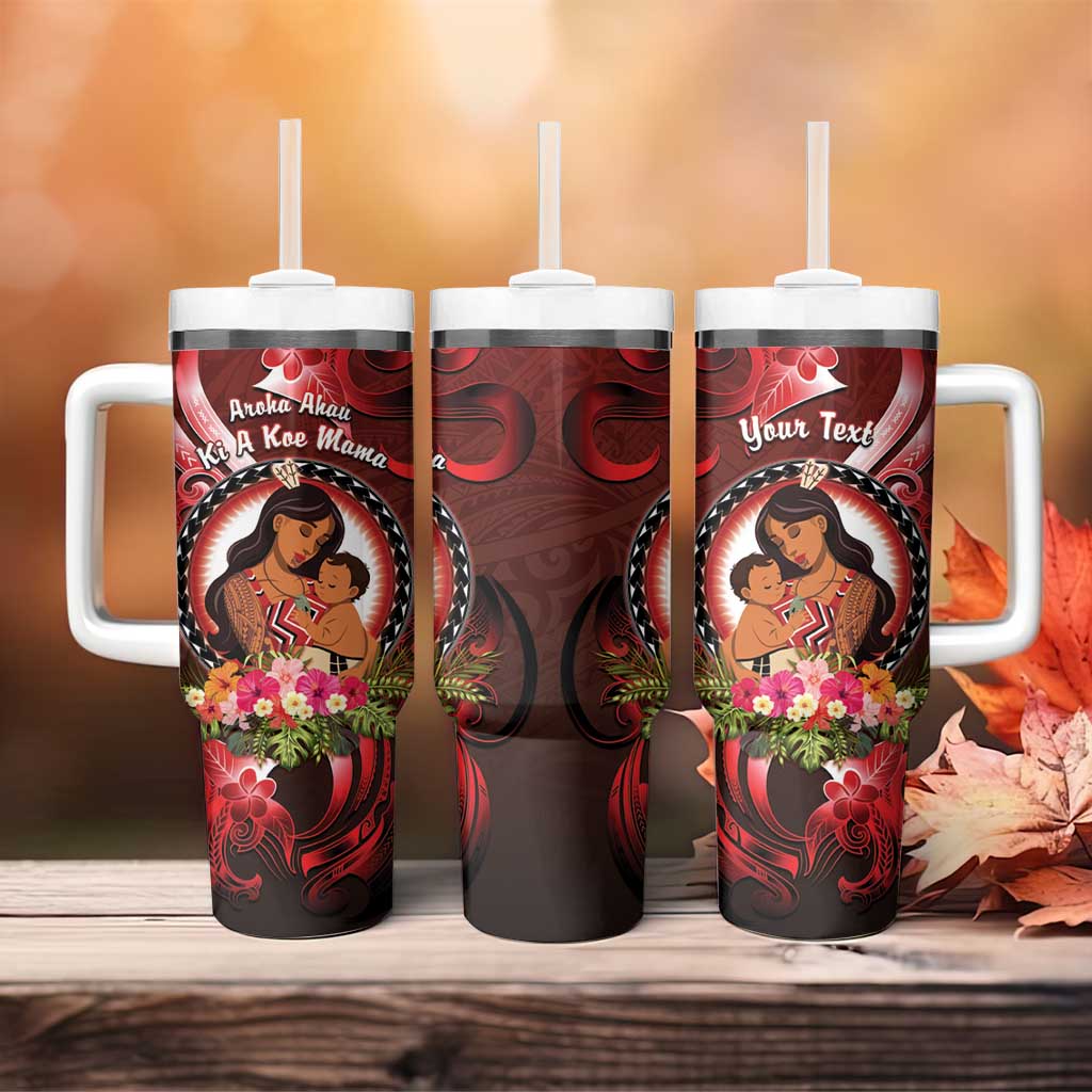 Personalised New Zealand Mother's Day Tumbler With Handle I Love You Mom