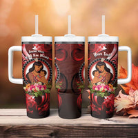 Personalised New Zealand Mother's Day Tumbler With Handle I Love You Mom