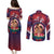 Personalised Samoa Mother's Day Couples Matching Puletasi and Long Sleeve Button Shirt I Love You Mom