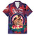 Personalised Samoa Mother's Day Family Matching Short Sleeve Bodycon Dress and Hawaiian Shirt I Love You Mom