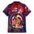 Personalised Samoa Mother's Day Family Matching Short Sleeve Bodycon Dress and Hawaiian Shirt I Love You Mom