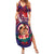 Personalised Samoa Mother's Day Family Matching Summer Maxi Dress and Hawaiian Shirt I Love You Mom