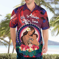 Personalised Samoa Mother's Day Hawaiian Shirt I Love You Mom