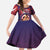 Personalised Samoa Mother's Day Kid Short Sleeve Dress I Love You Mom