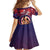 Personalised Samoa Mother's Day Kid Short Sleeve Dress I Love You Mom