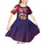 Personalised Samoa Mother's Day Kid Short Sleeve Dress I Love You Mom