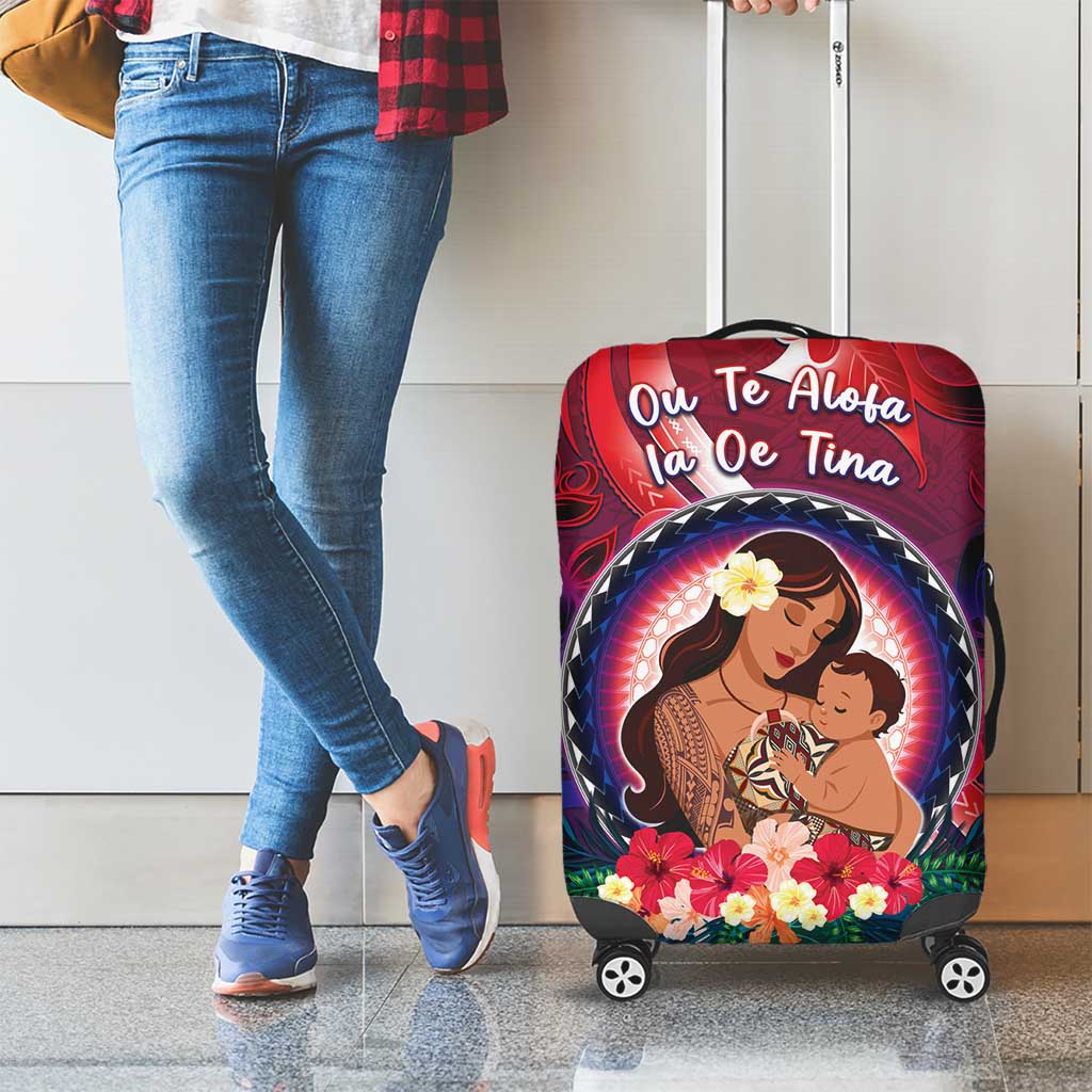 Samoa Mother's Day Luggage Cover I Love You Mom DT04 - Polynesian Pride