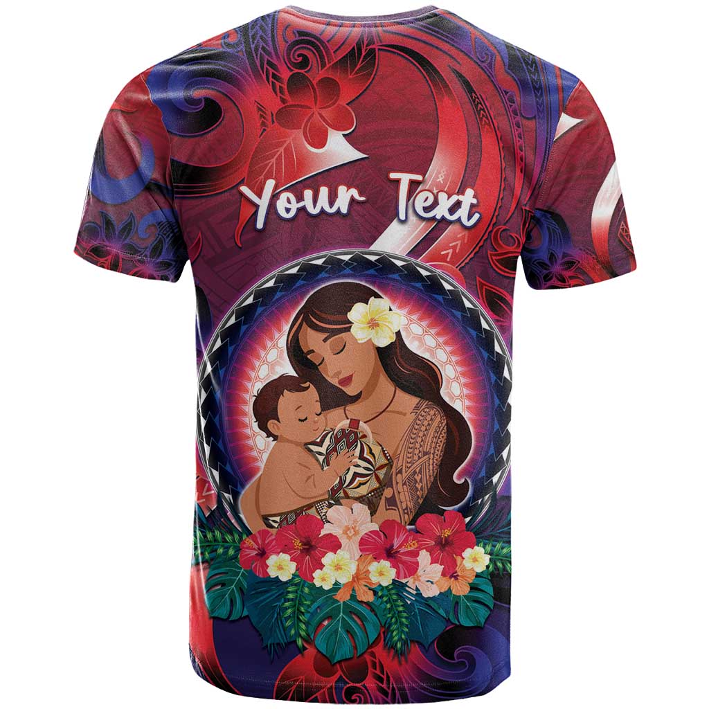 Personalised Samoa Mother's Day T Shirt I Love You Mom
