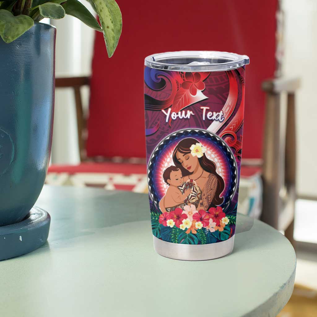 Personalised Samoa Mother's Day Tumbler Cup I Love You Mom