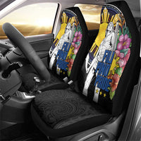 Filipinos Lapu-Lapu Hero Philippines Car Seat Cover Hibiscus Flowers Style