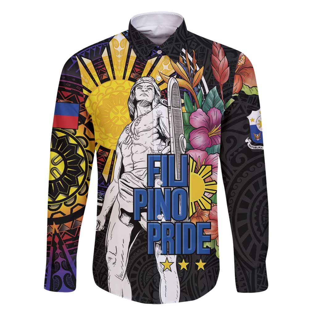 Filipinos Lapu-Lapu Hero Philippines Family Matching Puletasi and Hawaiian Shirt Hibiscus Flowers Style