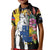 Filipinos Lapu-Lapu Hero Philippines Kid Polo Shirt Hibiscus Flowers Style