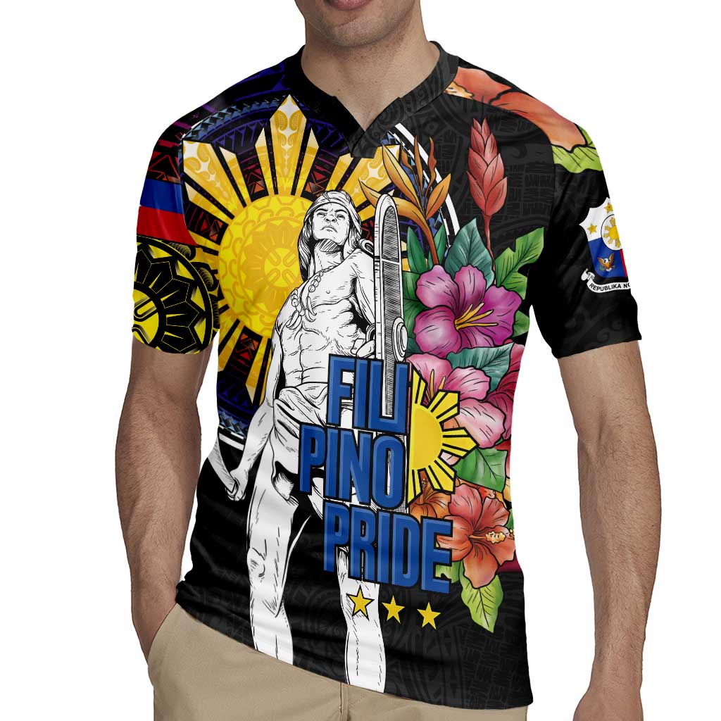 Filipinos Lapu-Lapu Hero Philippines Rugby Jersey Hibiscus Flowers Style