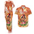 Personalised Tonga Mother's Day Couples Matching Tank Maxi Dress and Hawaiian Shirt I Love You Mom