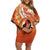Personalised Tonga Mother's Day Family Matching Off Shoulder Short Dress and Hawaiian Shirt I Love You Mom
