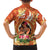 Personalised Tonga Mother's Day Family Matching Short Sleeve Bodycon Dress and Hawaiian Shirt I Love You Mom